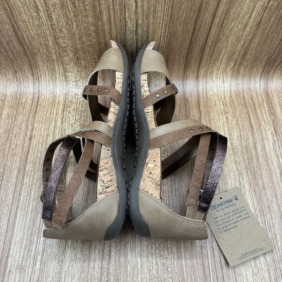 Bearpaw Julianna Ii Women's Summer Sandals Tan - Size 11 New With Tags Brown - Picture 5 of 8